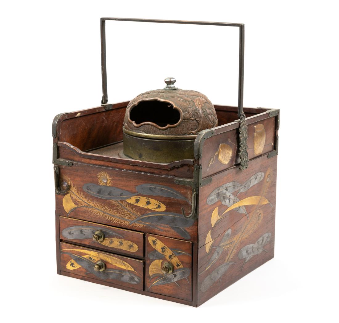 Japanese Lacquer Cabinet (1 of 5)