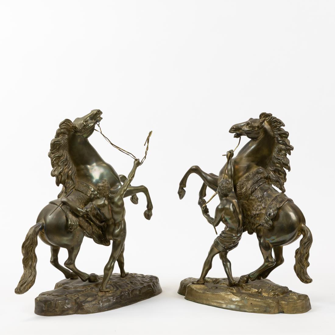 After Guillaume Coustou - Bronze Marley Horses (1 of 7)