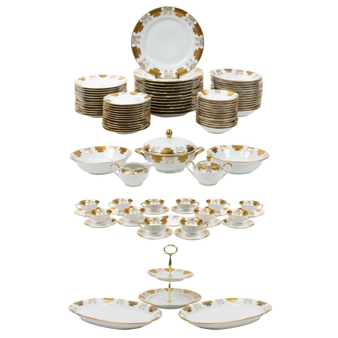 Bavarian Porcelain Dinner Service for 12 (1 of 9)