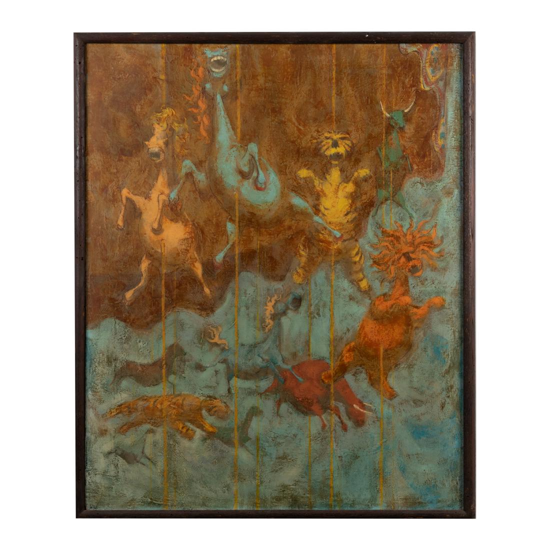 David Berger - Oil on Canvas - "Carousel" (1 of 5)