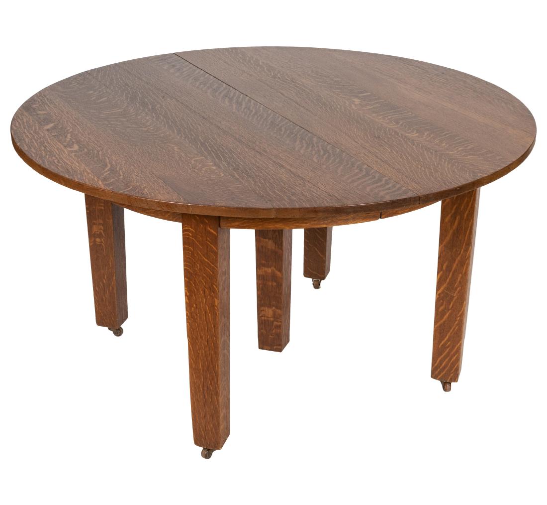 Gustav Stickley - Craftsman - Oak Dining Table (1 of 9)