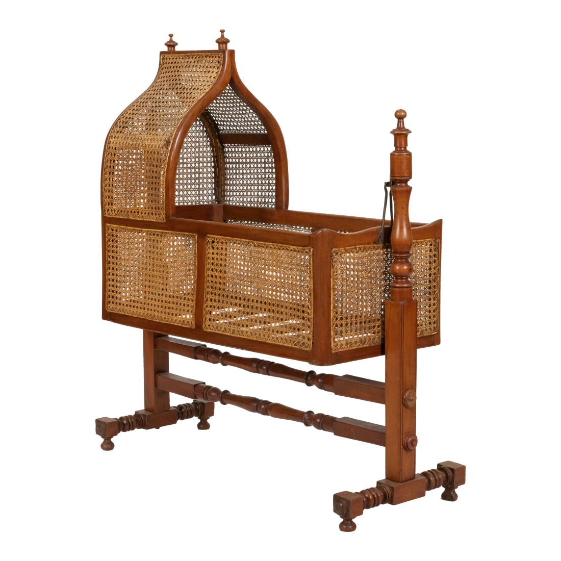Victorian Cane Cradle