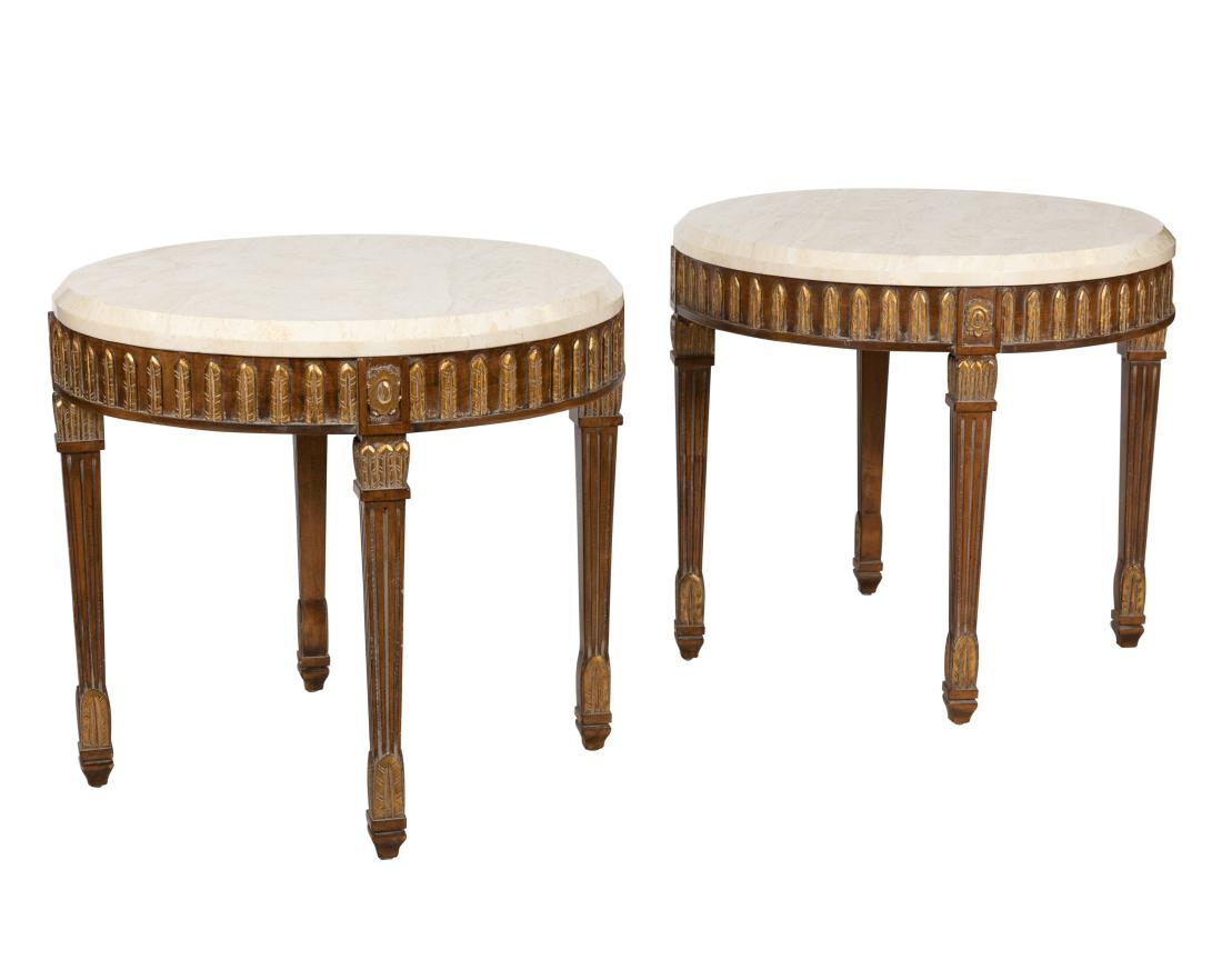 Maitland Smith - Marble Top End Tables (1 of 3)