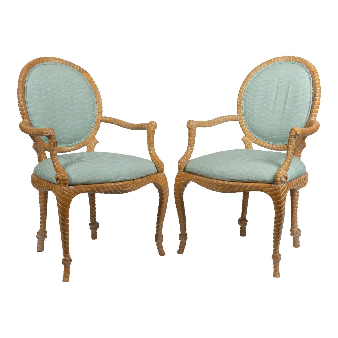 Rope Style Arm Chairs (1 of 3)