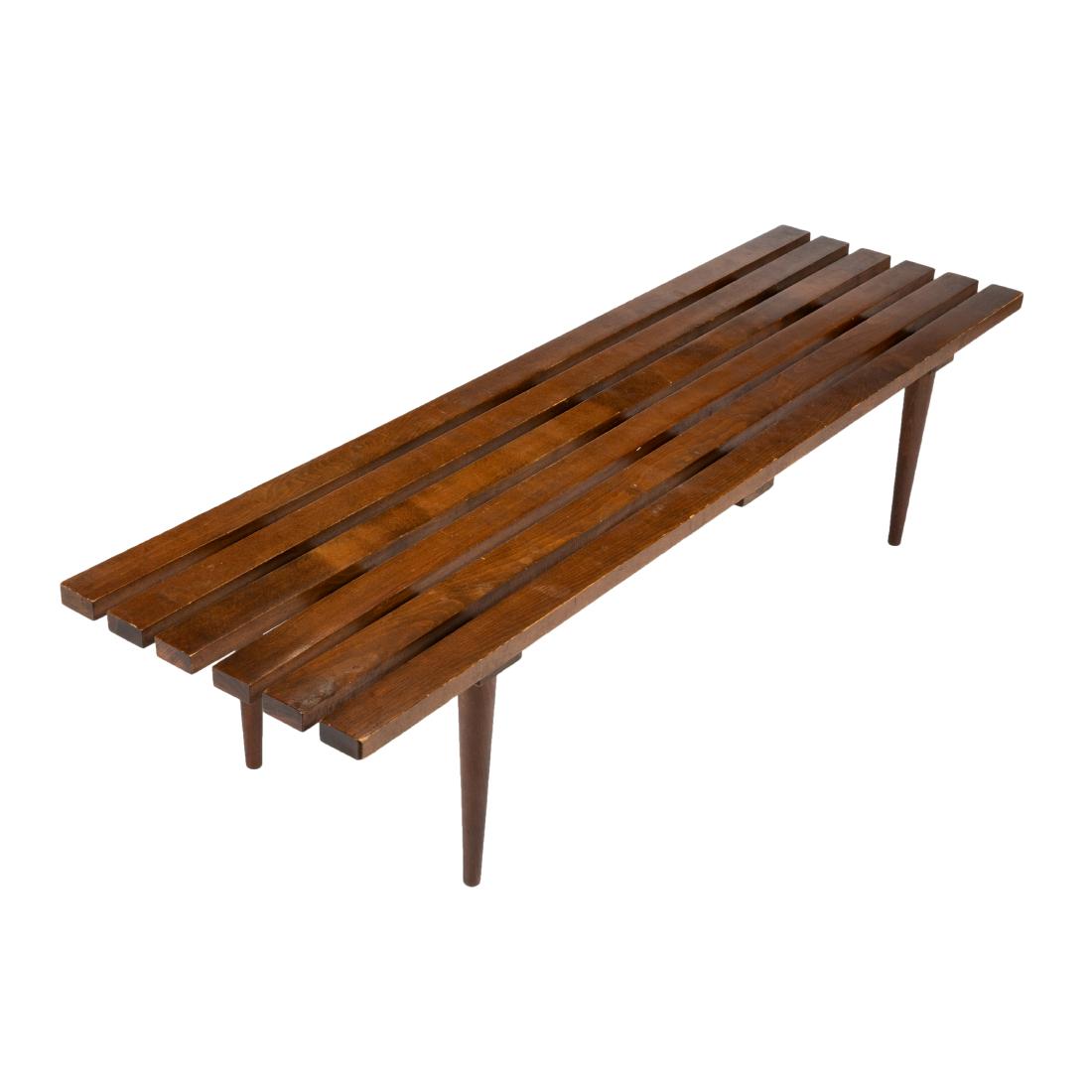 Walnut Slat Bench (1 of 2)