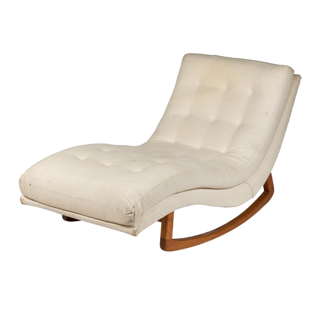 Adrian Pearsall Style - Rocking Wave Lounge: Description - An Adrian Pearsall style rocking wave lounge. Dimensions - 35" x 61" x 30"