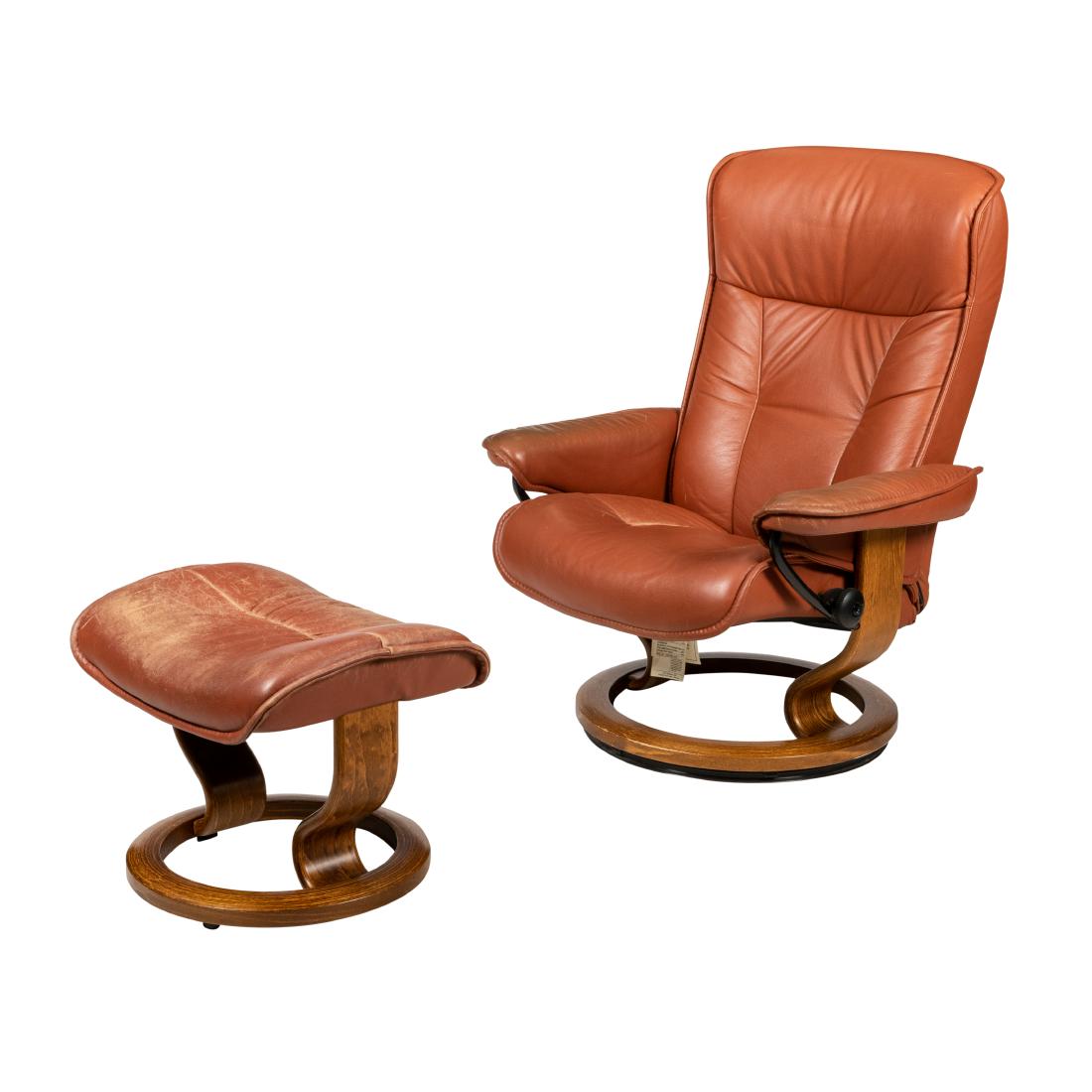 Ekornes - Stressless Recliner & Ottoman (1 of 3)
