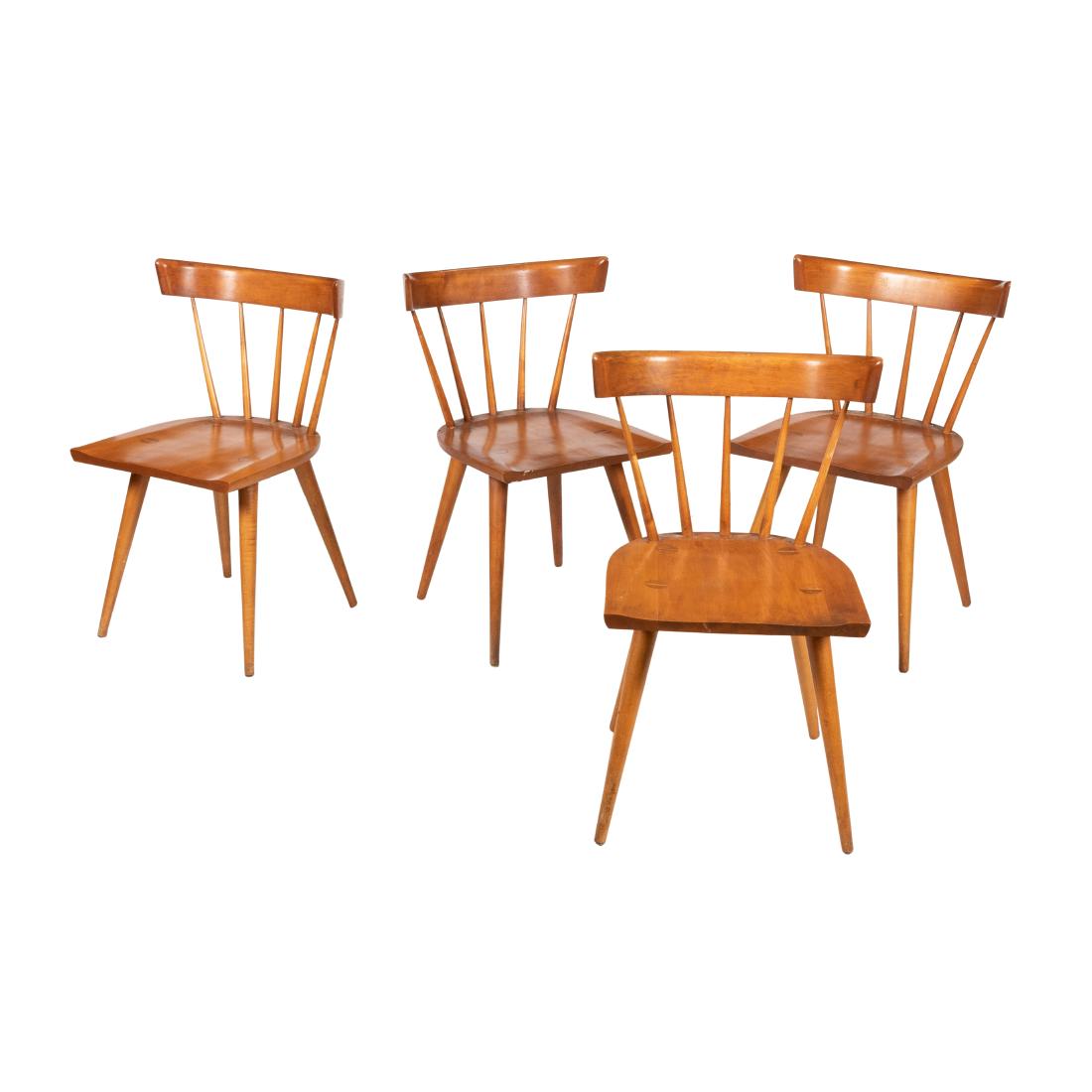 Paul McCobb - Planner Group - Dining Chairs: Description - Group of four Paul McCobb Planner Group dining chairs. Dimensions - 30" x 20" x20"