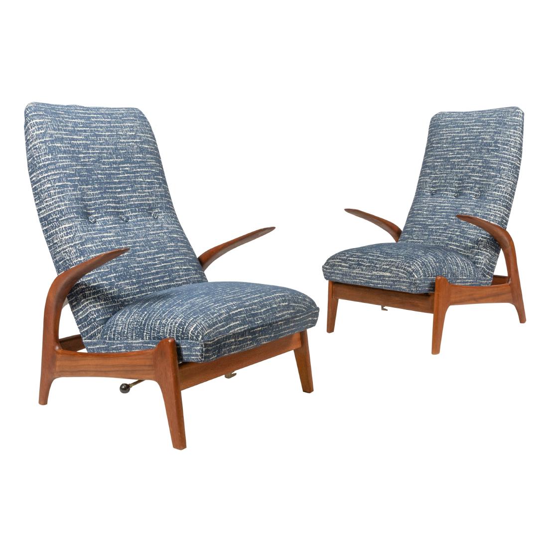 Norwegian Lounge Chairs - Pair (1 of 8)