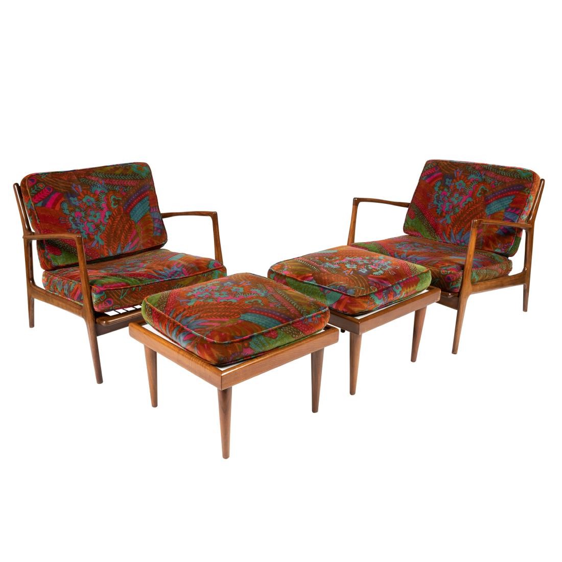 Kofod Larsen Style - Lounge Chairs & Ottomans (1 of 6)