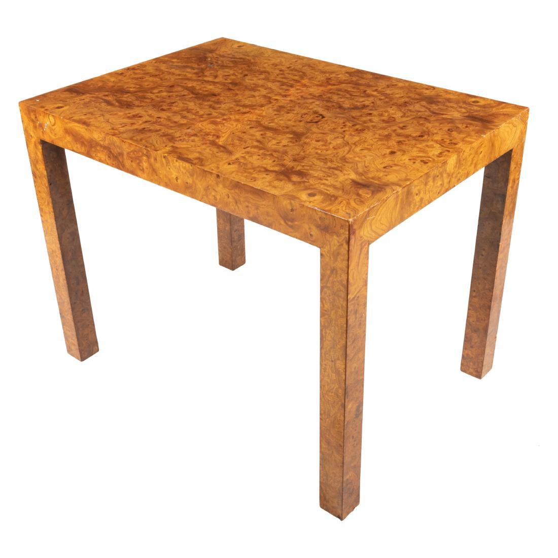 Milo Baughman (Attr.) - Burl Lamp Table (1 of 2)