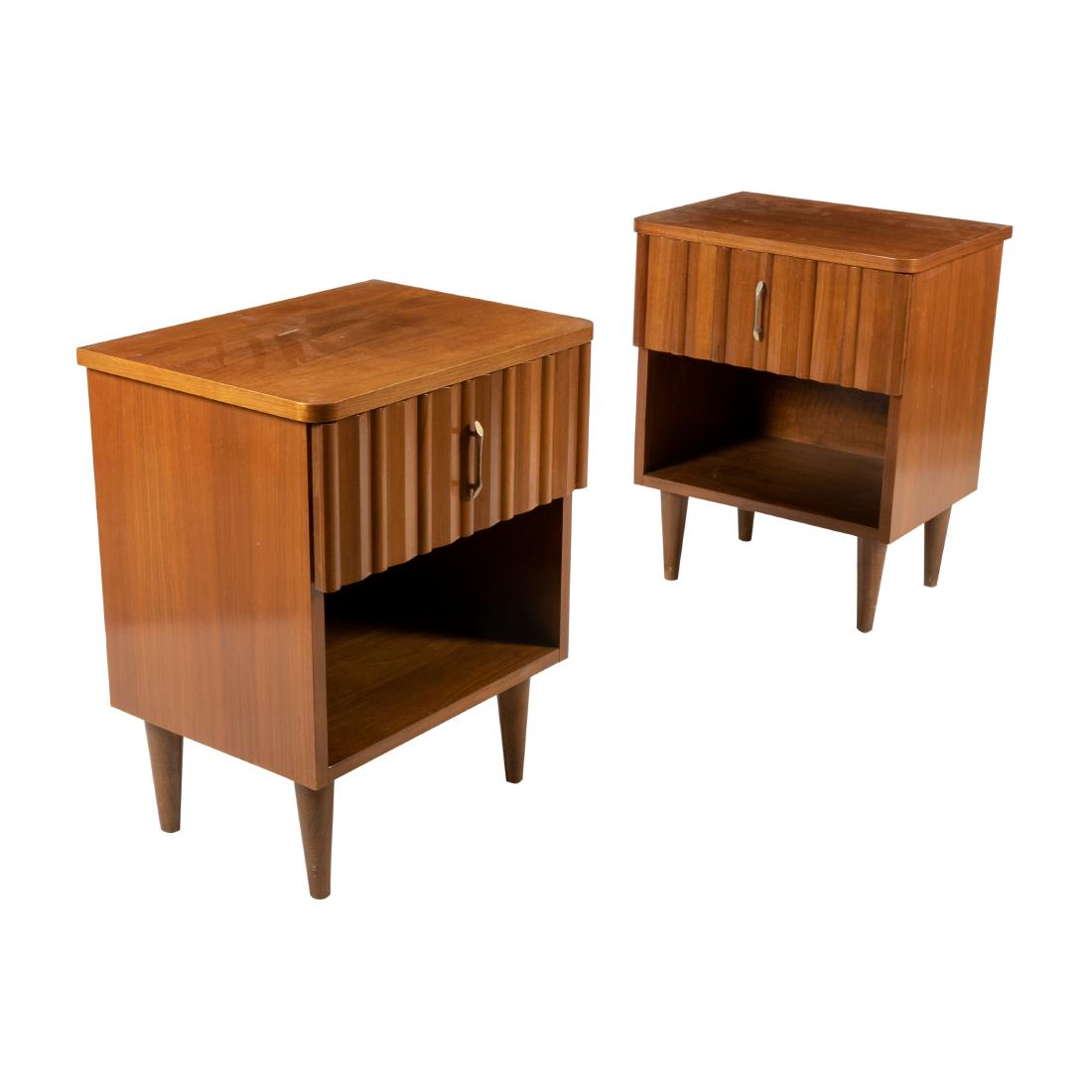 Mid Century Modern Walnut Night Stands (1 of 3)