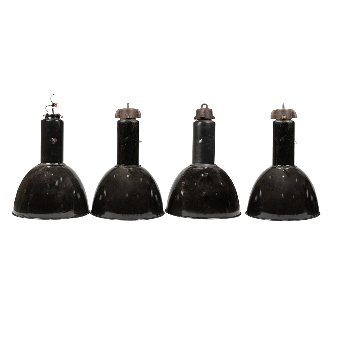 Industrial Pendant Lights - Four (1 of 3)