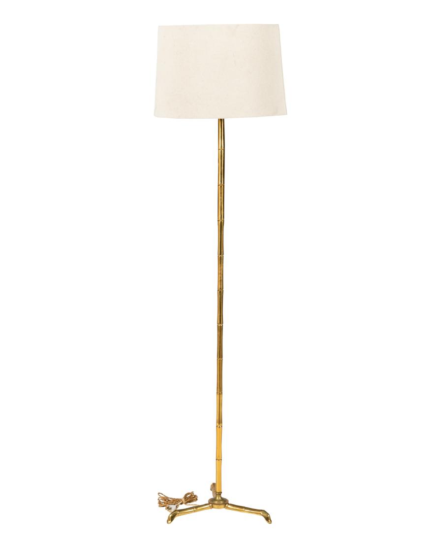 Maison Bagues (Attr.) - Bronze Faux Bamboo Lamp (1 of 3)