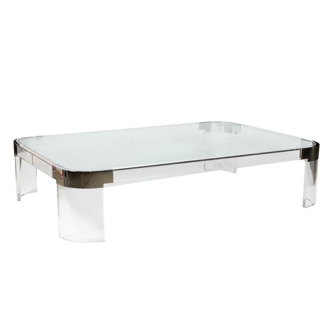 Charles Hollis Jones - Lucite Coffee Table (1 of 3)