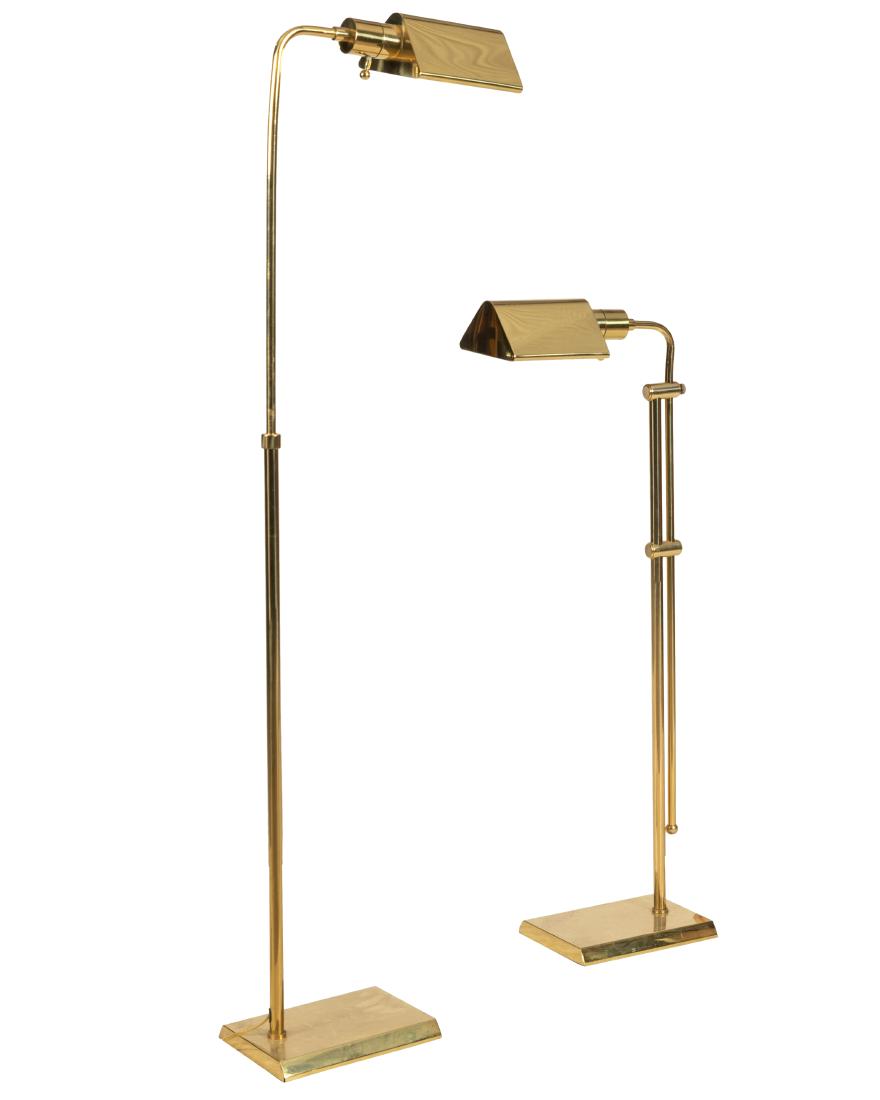 Adjustable Brass Floor Lamps - Pair (1 of 1)