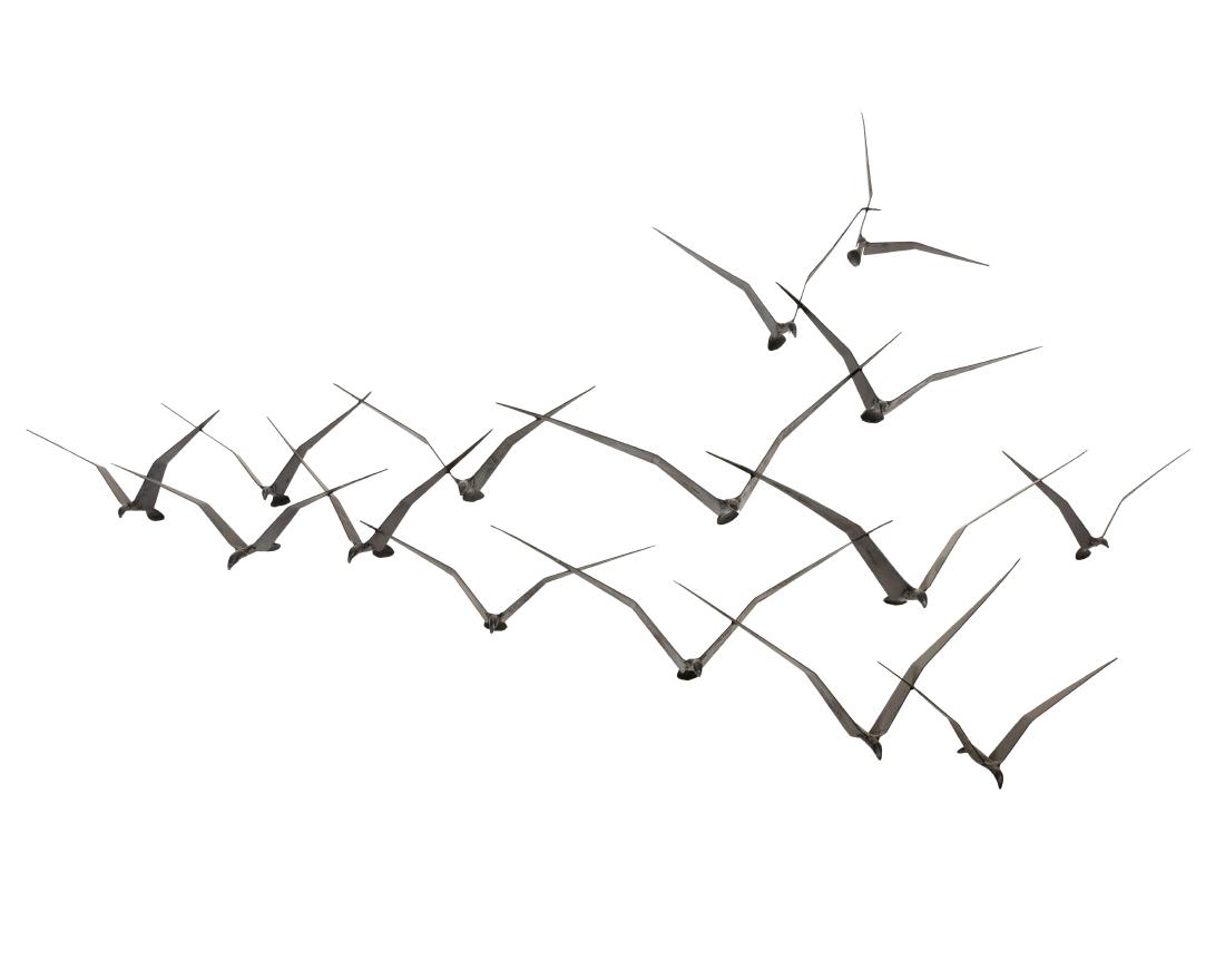 Curtis Jere - Large Bird Sculpture: Description - Large Curtis Jere bird sculpture. Dimensions - 58" x 34"