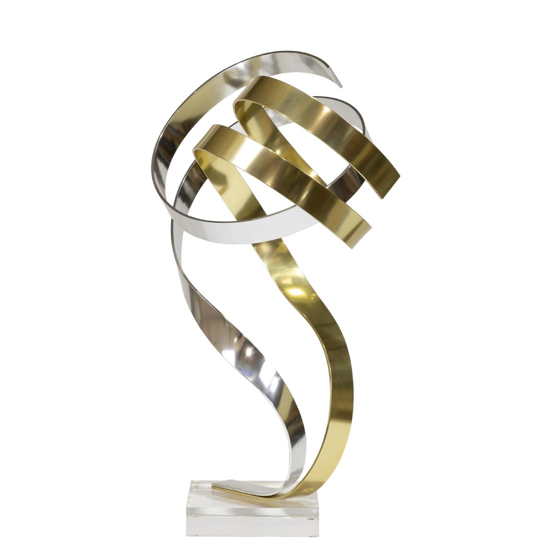 Chrome & Brass Sculpture - Signed (1 of 3)