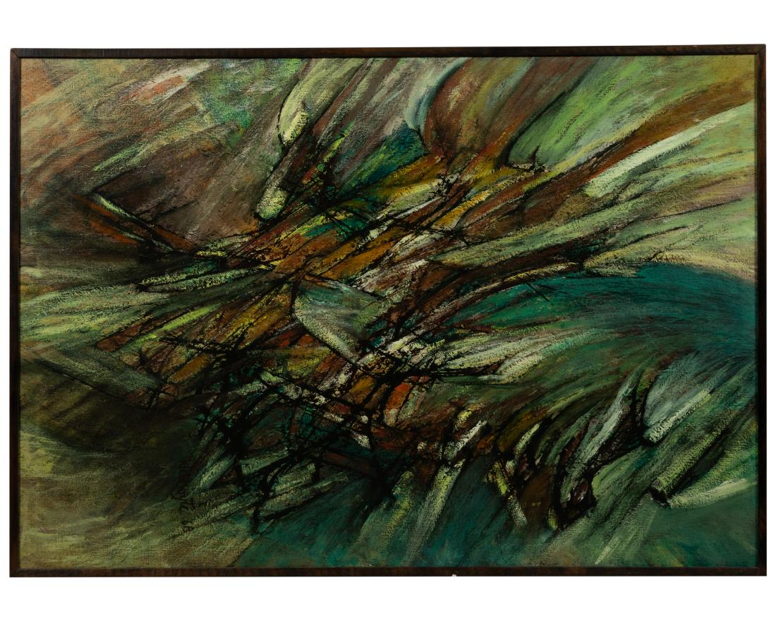 Wilhoyte - Abstract Oil on Canvas - 1968 (1 of 3)