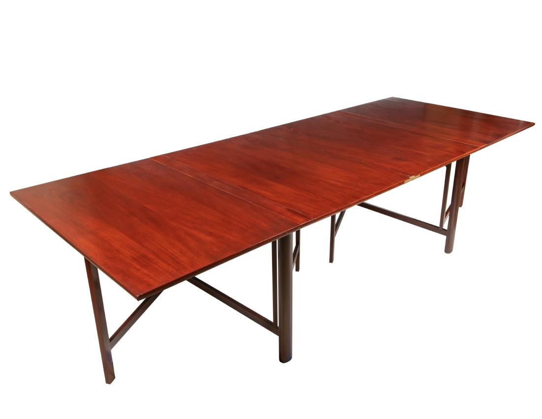 After Bruno Mathsson - Maria Table: Description - Maria table in the manner of Bruno Mathsson. Dimensions - Open - 28.5" x 110.5" x 43.5"