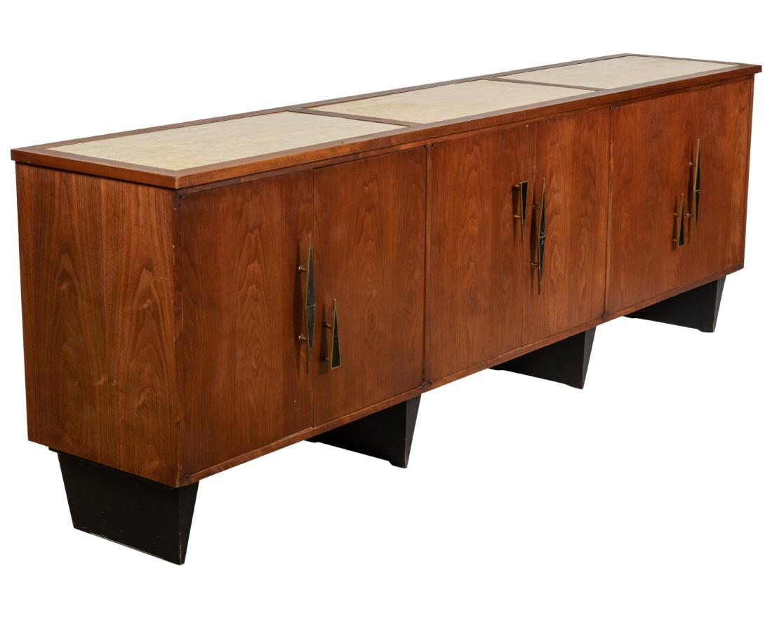 Modernist Walnut Credenza - Capiz Shell Top (1 of 6)
