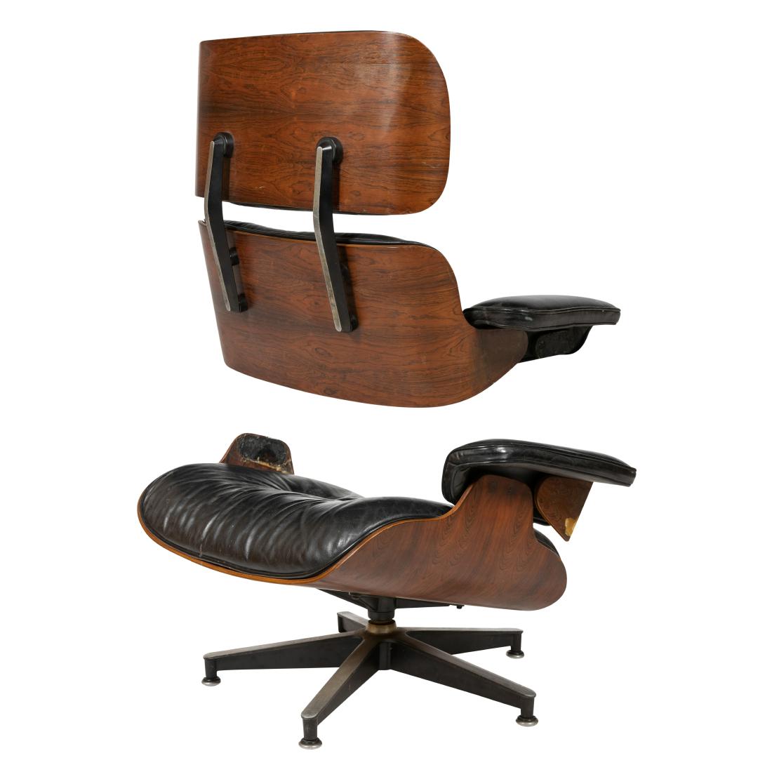 Charles & Ray Eames - 670 Rosewood Lounge Chair: Description - Charles & Ray Eames 670 rosewood lounge chair. AS IS.