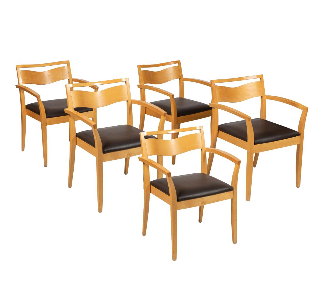 Knoll - Ricchio Chairs - Four: Description - Set of 4 Knoll Ricchio chairs. Dimensions - 31" x 23" x 22"