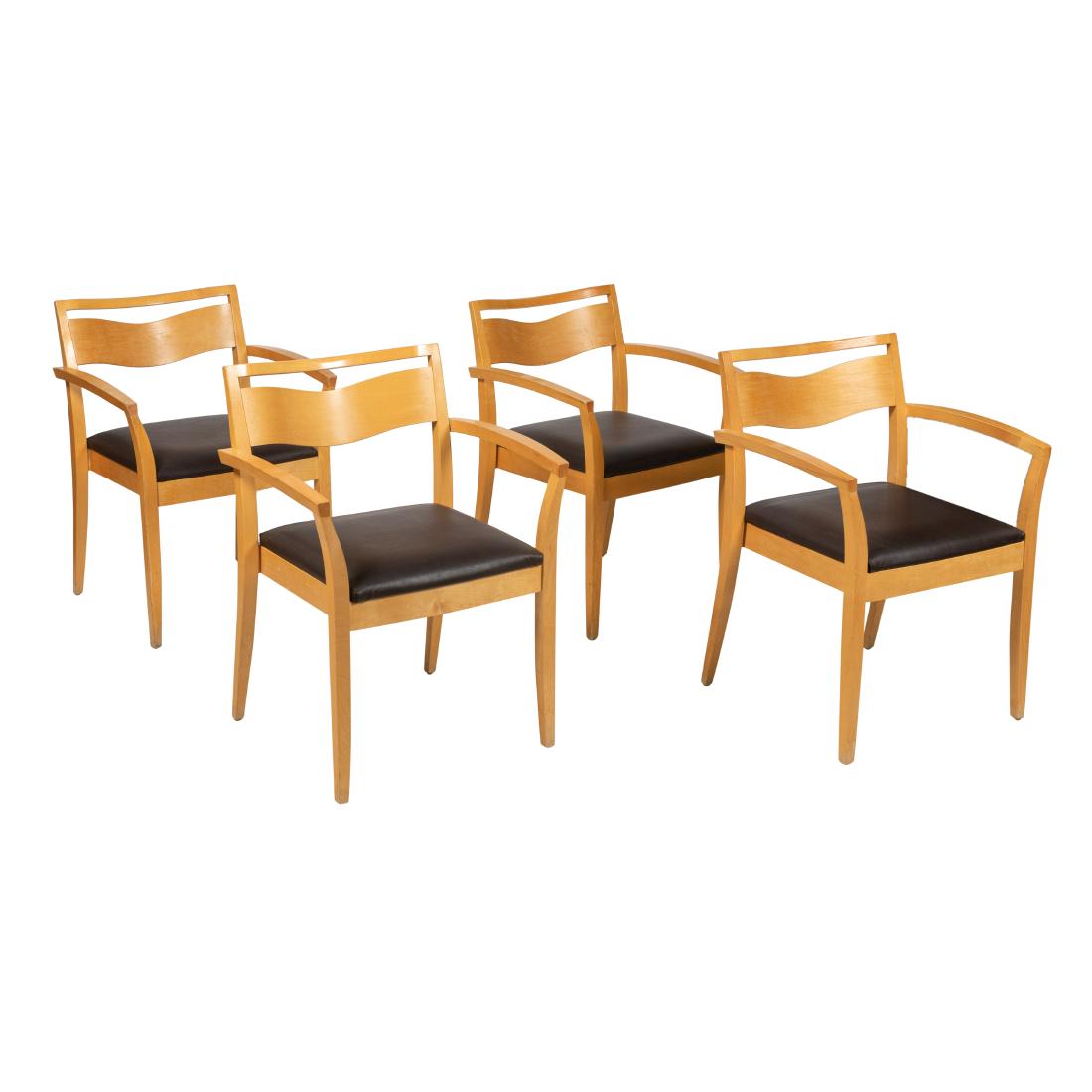 Knoll - Ricchio Chairs - Four: Description - Set of 4 Knoll Ricchio chairs. Dimensions - 31" x 23" x 22"