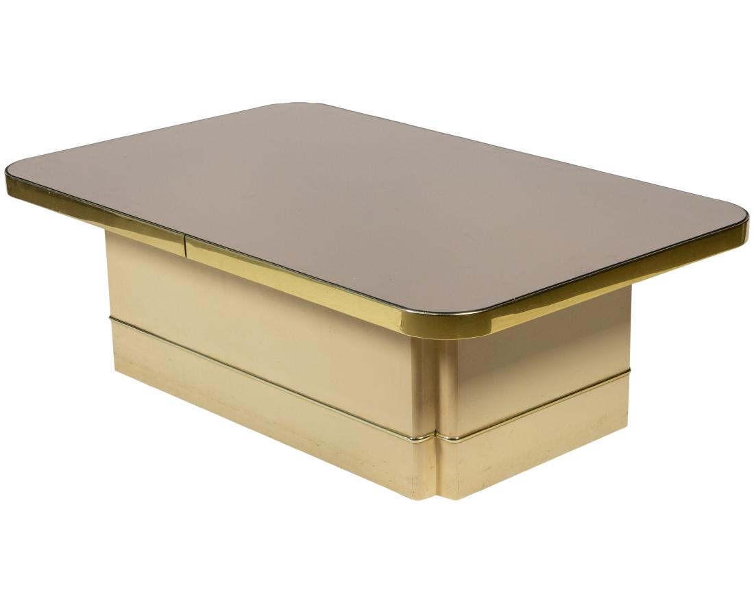 Mid Century Brass Coffee Table (1 of 1)