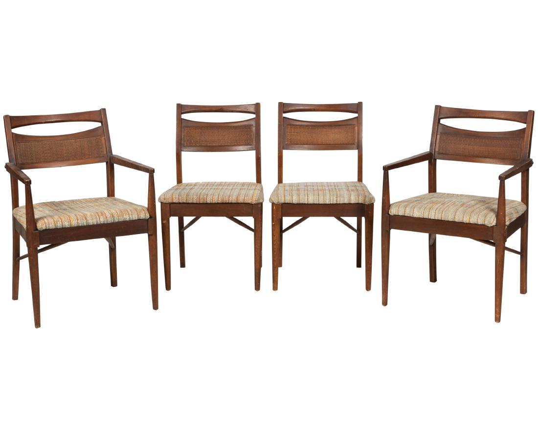 Walnut & Cane - Dining Chairs - Four (1 of 1)