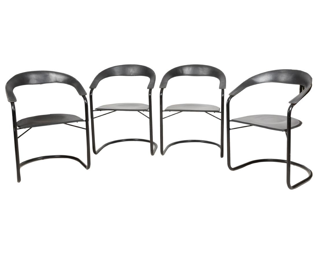 Stendig - Tubular Leather Chairs - Four (1 of 1)