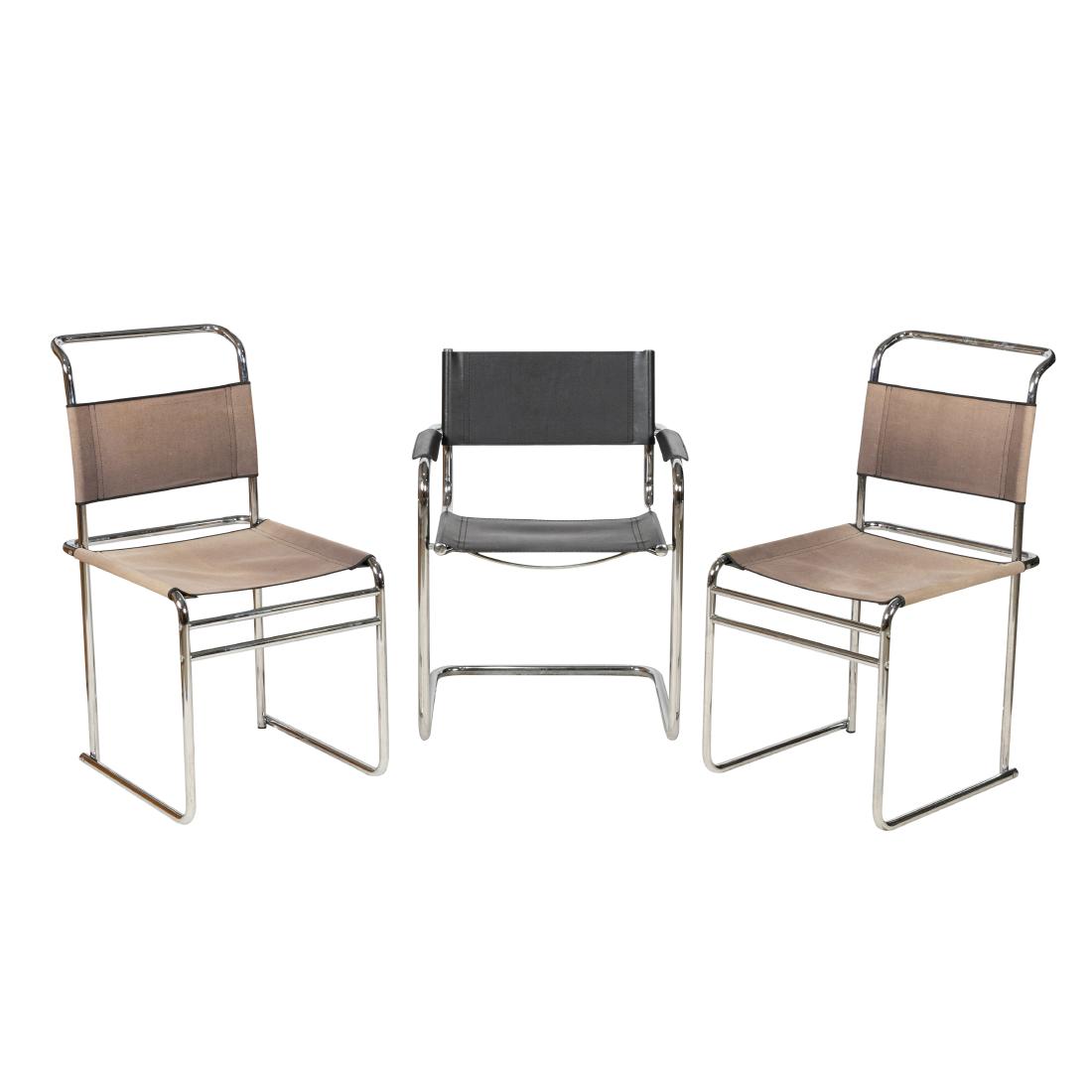 Three Bent Chrome Chairs (1 of 1)