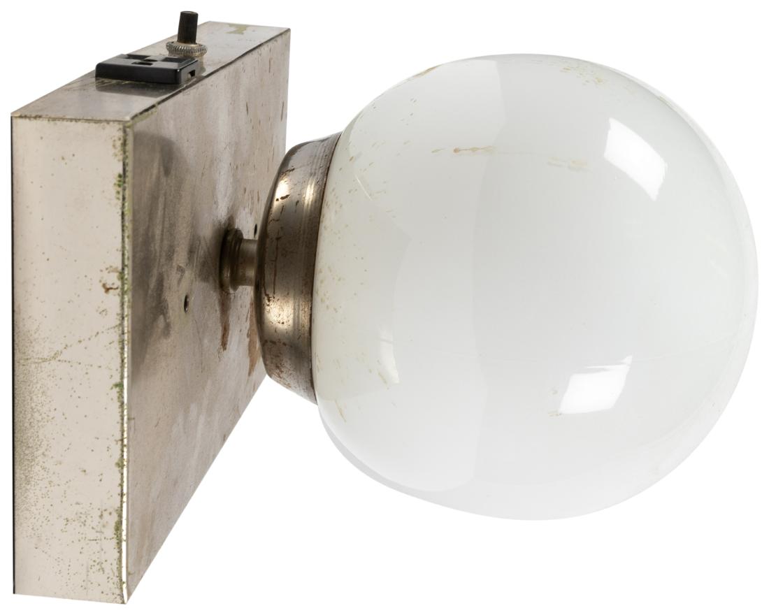 Modern Ball Wall Fixture: Description - Modern ball wall fixture Dimensions - 5.5" x 9" x 8.5"