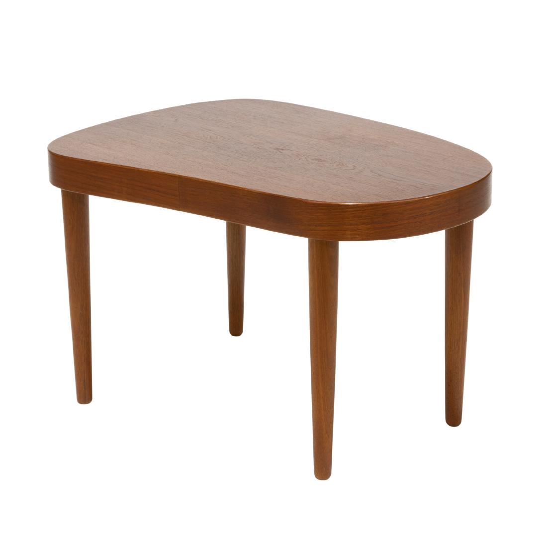 Povl Dinesen - Teak End Table: Description - Povl Dinesen teak end table. Dimensions - 18" x 29" x 21"