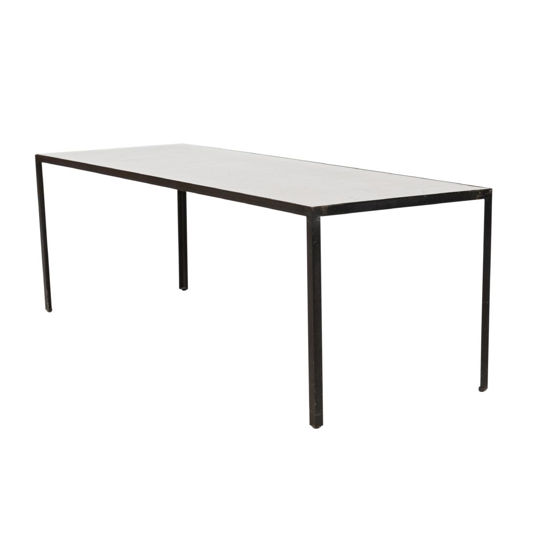 George Nelson - Herman Miller - Coffee Table: Description - George Nelson for Herman Miller iron coffee table. Dimensions - 16" x 48" 17"