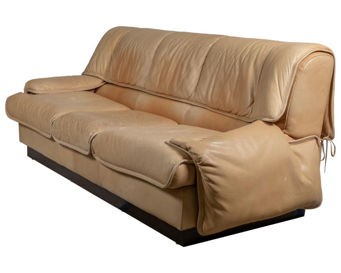 DEA - Italian Leather Sofa: Description - DEA Italian leather sofa Dimensions - 36" x 90" x 38"