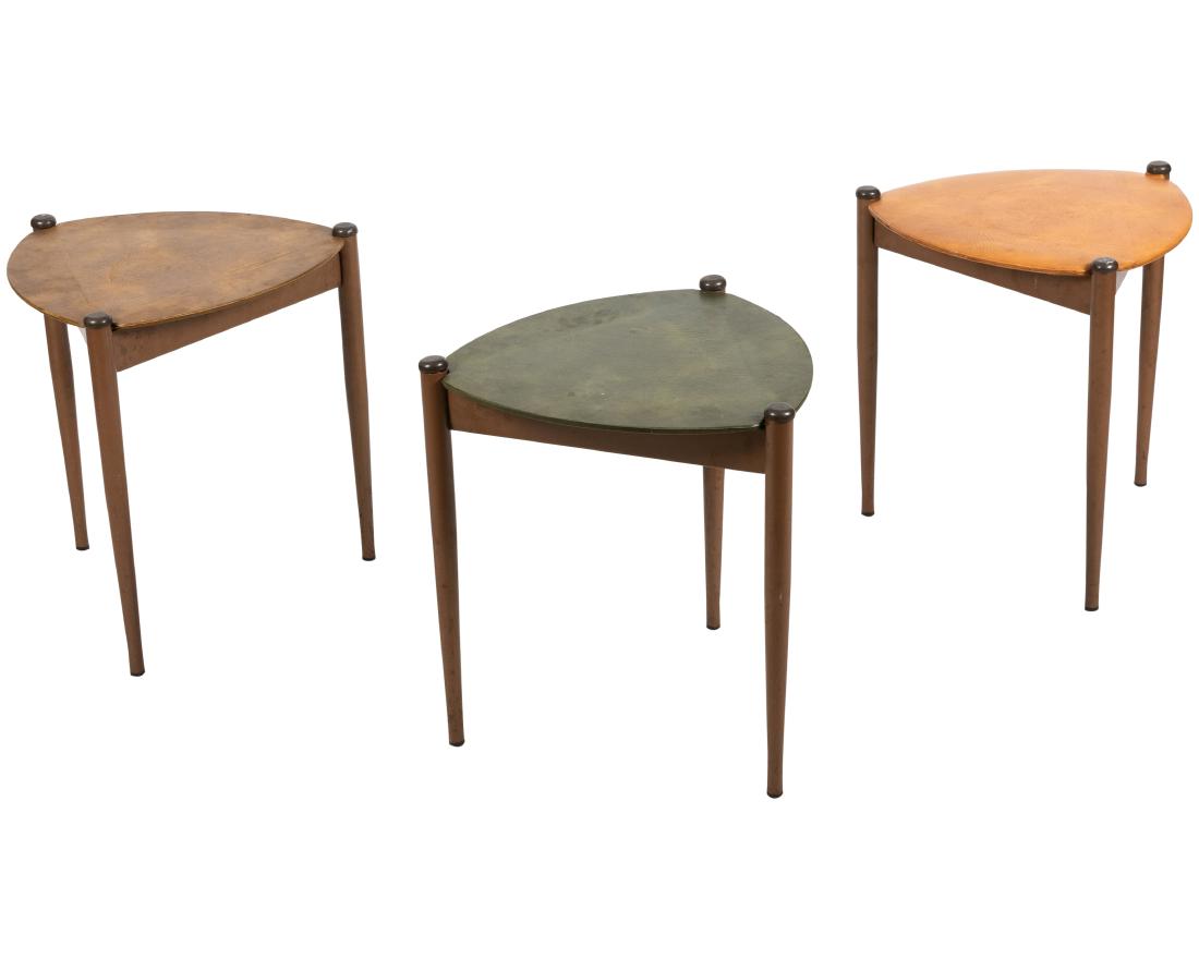Mid Century Nest of Tables: Description - Nest of tables Dimensions - 17.5" x 16.5"