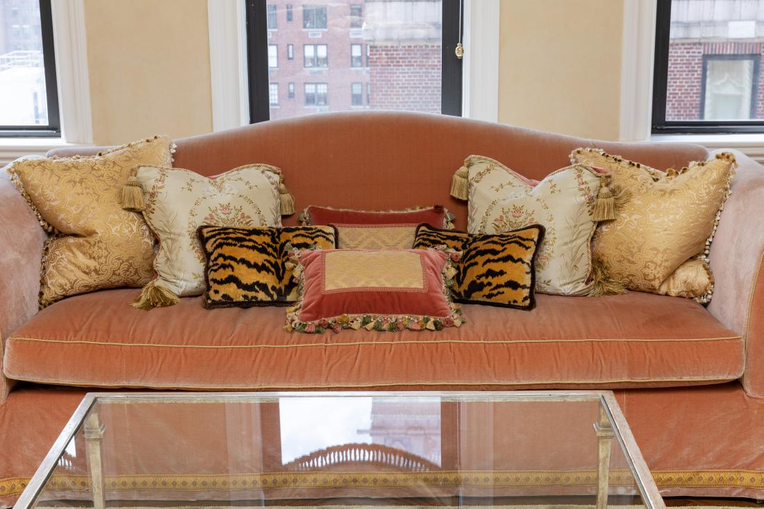 Decorative French Silk Pillows - Eight (1 of 6)