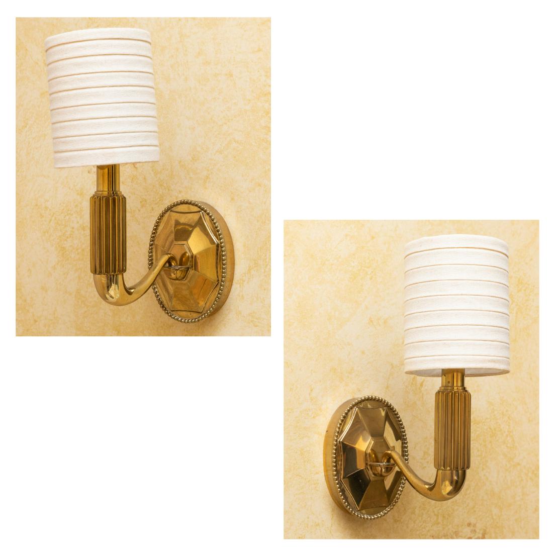 French Brass Sconces - Pair (1 of 8)