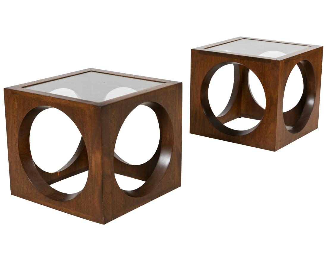 Mid Century Modern Cube Tables (1 of 3)