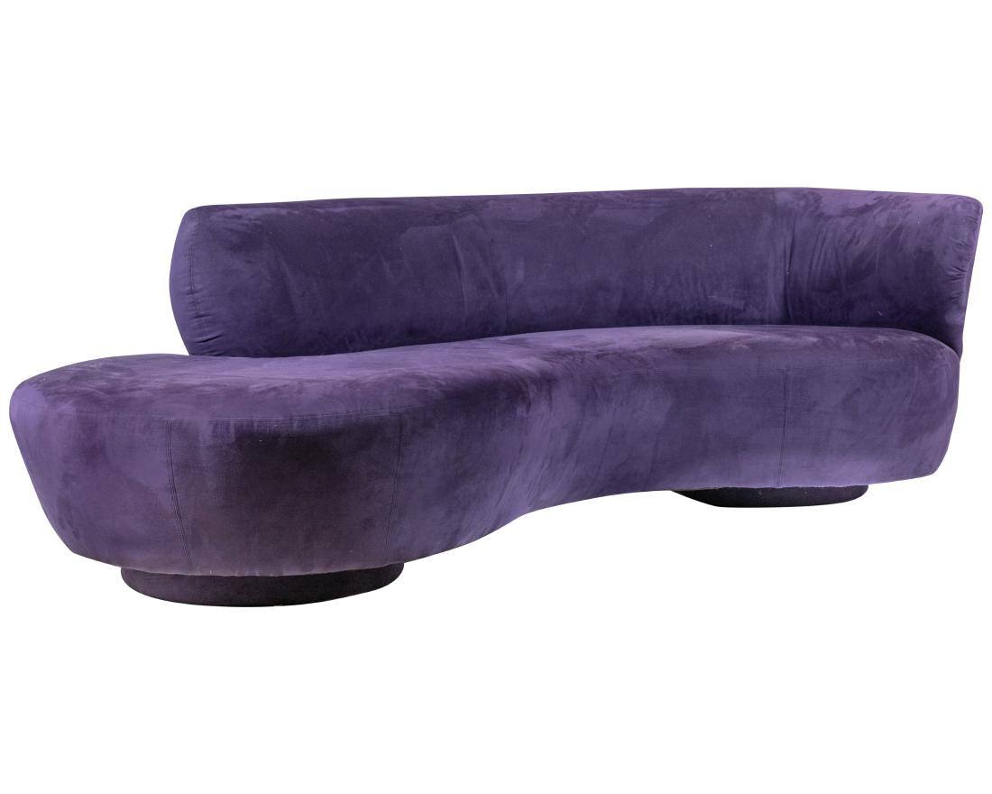 Vladimir Kagan - Suede Cloud Sofa (1 of 4)
