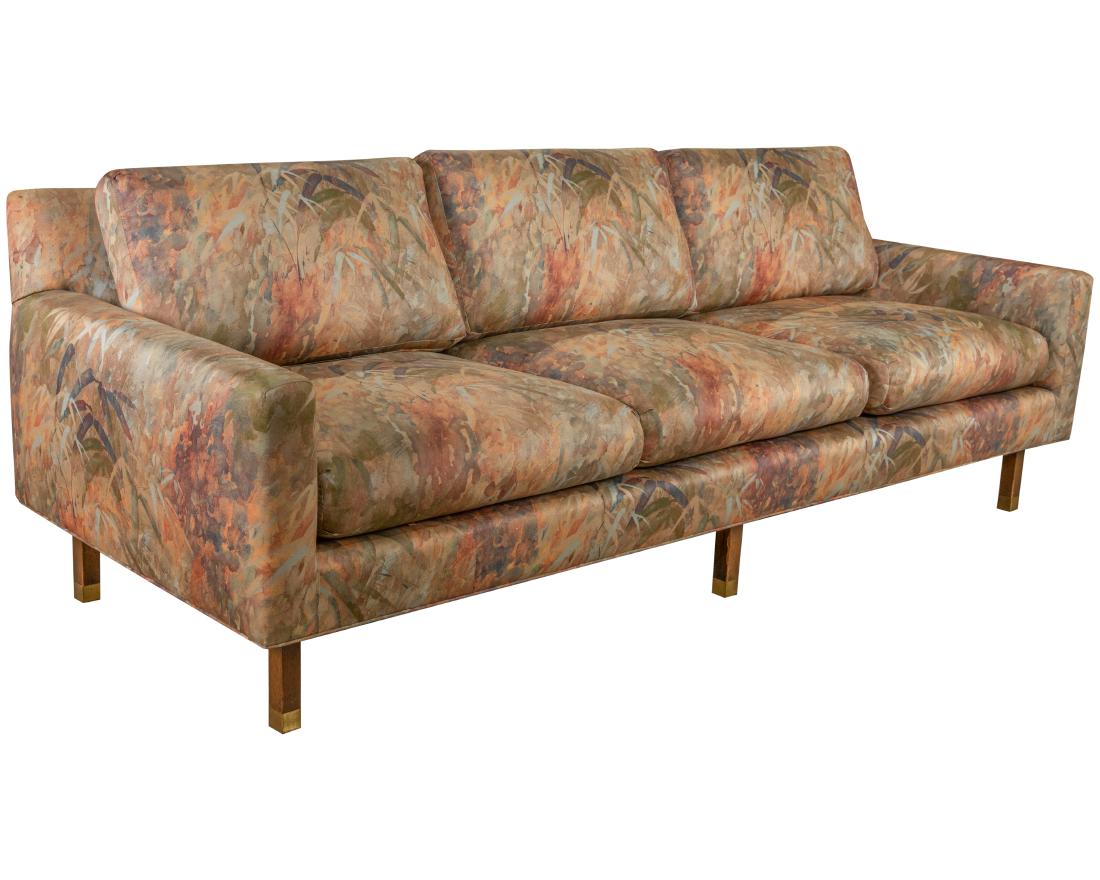 Harvey Probber - Walnut & Brass Sofa (1 of 3)