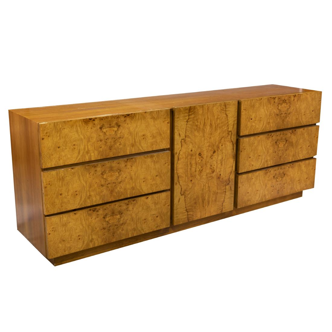 Milo Baughman - Lane - Burl Triple Dresser (1 of 4)