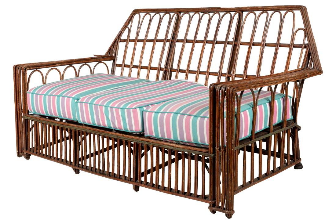 Rattan Split Reed Sofa (1 of 4)