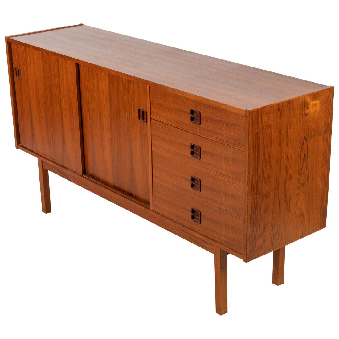 Danish Teak Compact Credenza (1 of 4)