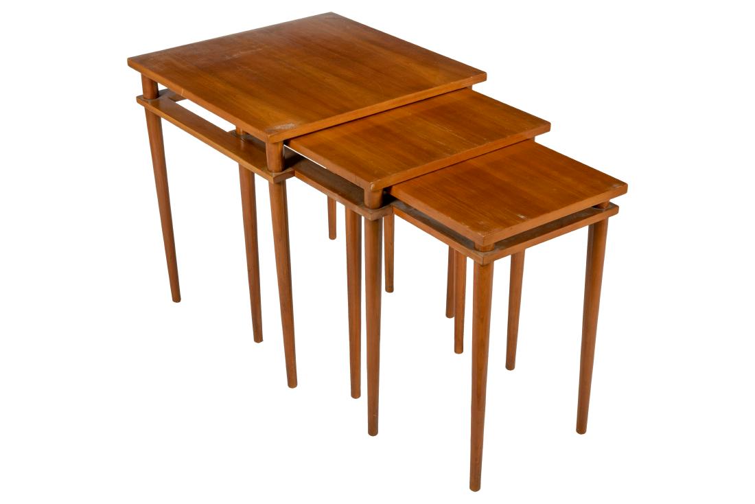 TH Robsjohn Gibbings - Widdicomb - Nest of Tables (1 of 3)