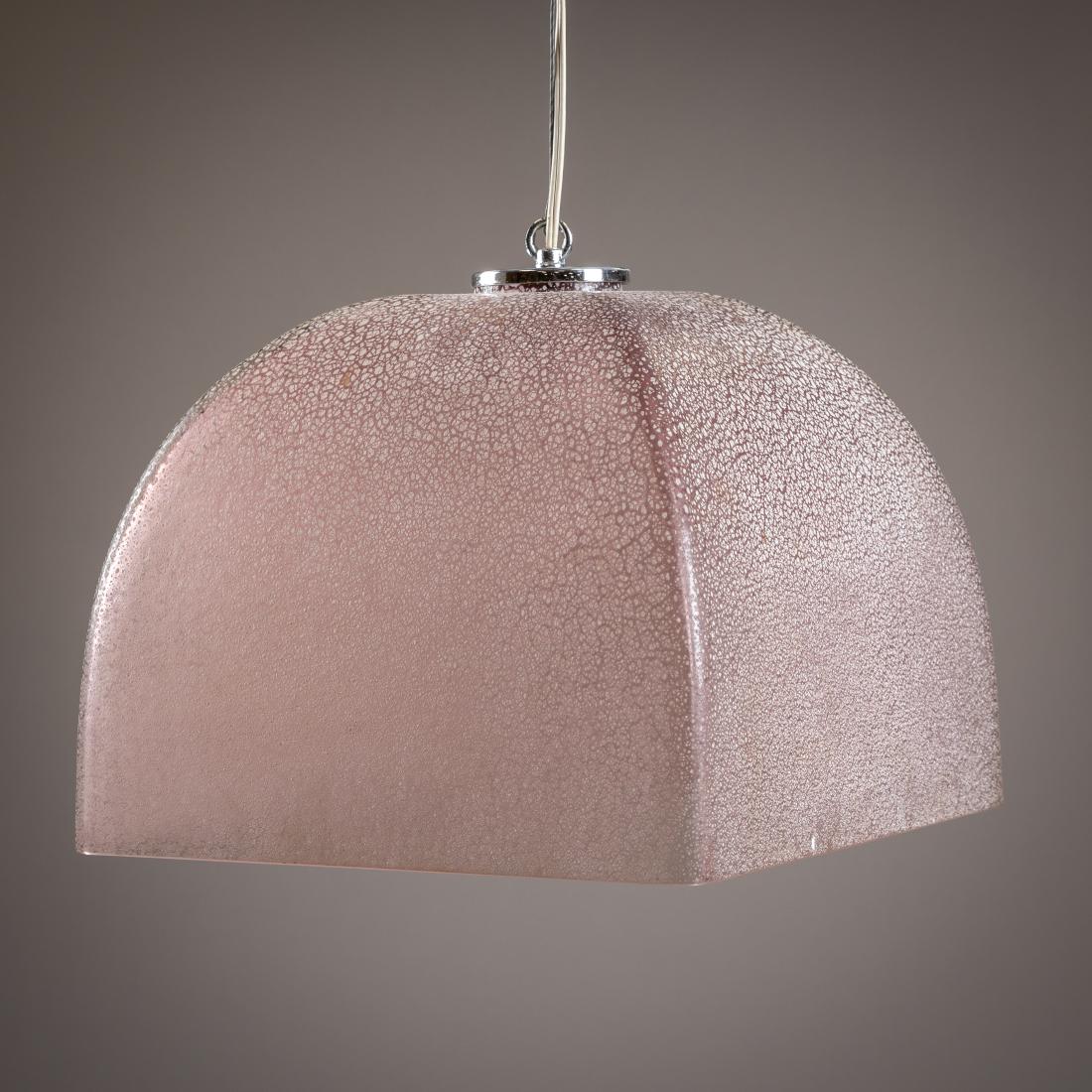 Alfredo Barbini - Pendant Light: Description - Alfredo Barbini pendant lamp Dimensions - 11" x 12.5" Shade