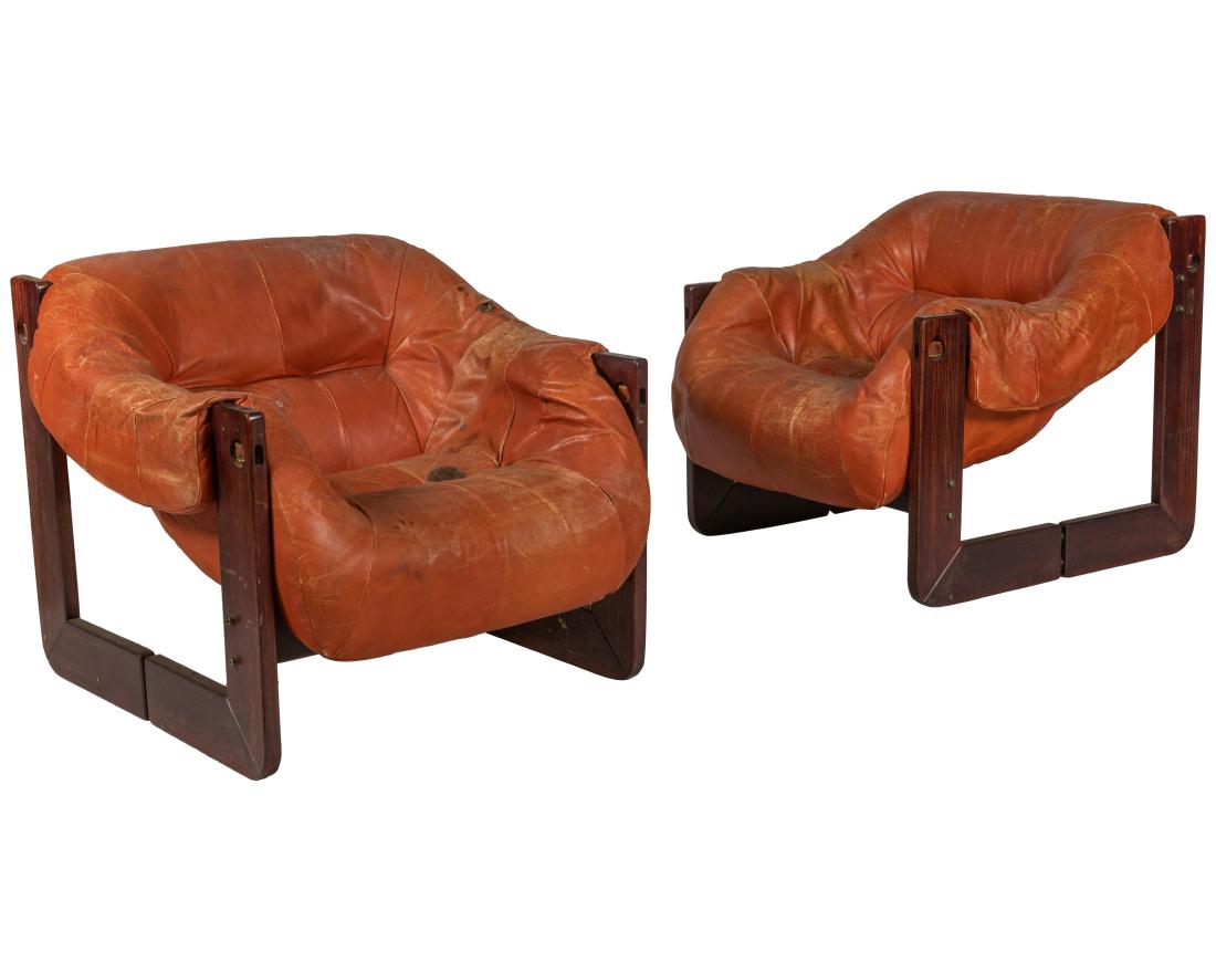Percival Lafer - Rosewood Lounge Chairs: Description - Percival Lafer rosewood lounge chairs Dimensions - 28" x 32" x 35"