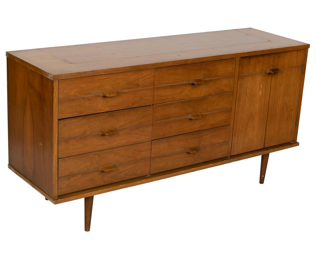 Walnut Compact Credenza (1 of 3)