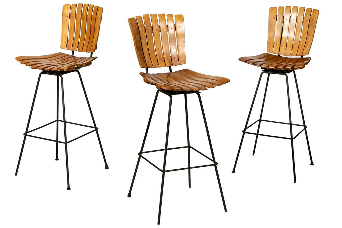 Arthur Umanoff Style Bar Stools (1 of 2)